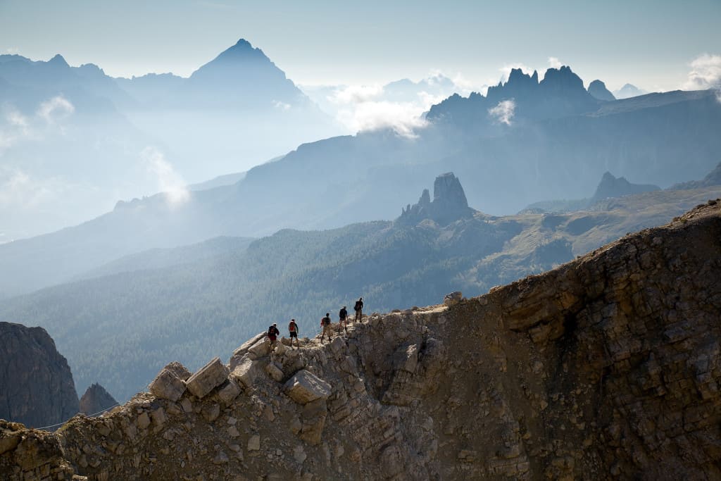Alta Via 1 Trekking in the Dolomites Italy Lagazuoi