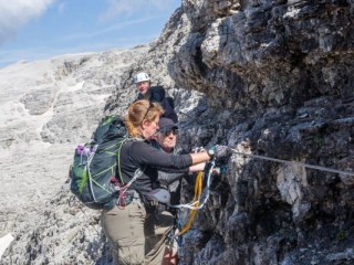 Alta Via 2 Dolomites Italy trekMountains Piz Boe via ferrata (c) Charles Masters
