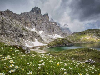 Lago Coldai Alta Via 1 Dolomites Italy trekMountains (c) Renee Rivera