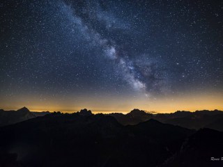 Milky Way Rifugio Lagazuoi Alta Via 1 Dolomites Italy trekMountains (c) Renee Rivera