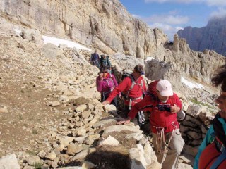 WW1 Trenches Rifugio Lagazuoi Alta Via 1 Dolomites Italy © Ann Foulkes trekMountains